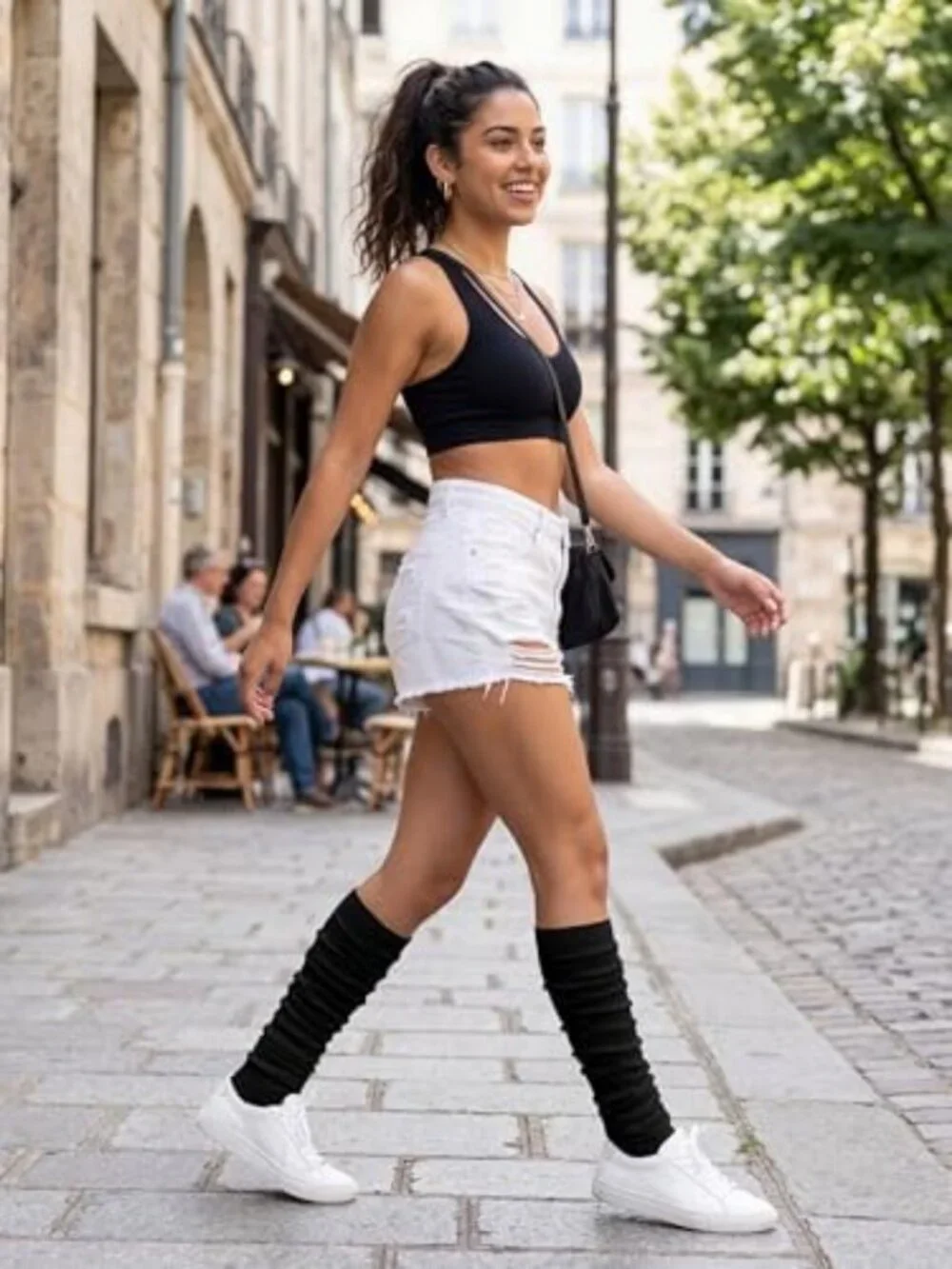 6 Pairs Women's Thigh High Socks - Extra Long Knit Over Knee Stockings for